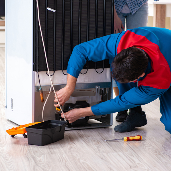 how much do you charge for refrigerator repair services in Rising City